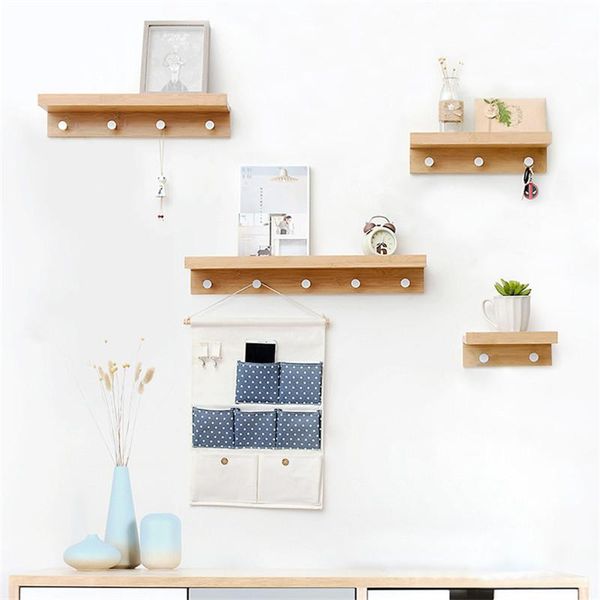 hooks & rails wooden wall shelf mount storage rack organizer for kitchen bedroom home decor kid room diy decoration holder tray
hooks & rails wooden wall shelf mount storage rack organizer for kitchen bedroom home decor kid room diy decoration holder tray