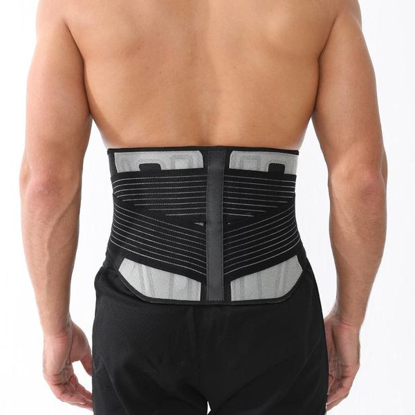 waist support compression lumbar pain back supporting brace for fitness weightlifting gym belt sports safety corrector, Black;gray
waist support compression lumbar pain back supporting brace for fitness weightlifting gym belt sports safety corrector, Black;gray