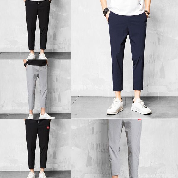 men's summer pants ice silk thin pants casual large size slim trousers and trousersfeet men's trend quick dry capris wazaj, Blue
men's summer pants ice silk thin pants casual large size slim trousers and trousersfeet men's trend quick dry capris wazaj, Blue