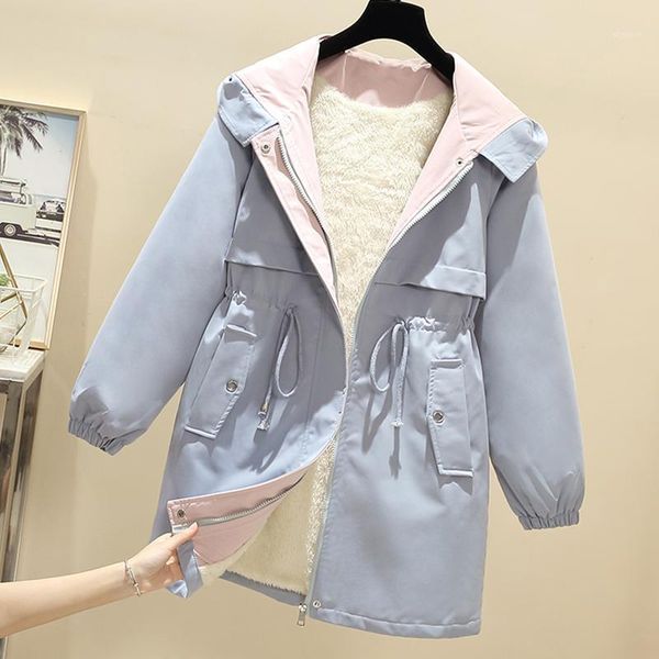 winter coat plus velvet windbreaker extra large size women's hooded parka overcoat chaqueta mujer casual warm trench coats 100kg1, Tan;black
winter coat plus velvet windbreaker extra large size women's hooded parka overcoat chaqueta mujer casual warm trench coats 100kg1, Tan;black