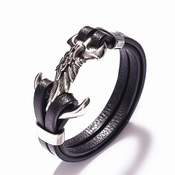 mkendn classical multilayer handmade leather chain weaved man bracelets fashion gold wing clasp 316l stainless steel wristband bbyjpy
mkendn classical multilayer handmade leather chain weaved man bracelets fashion gold wing clasp 316l stainless steel wristband bbyjpy