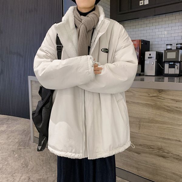 2021 new men's winter warm casual coats new woman oversize coat korean streetwear lamb wool man fashion clothing yp5y, Black
2021 new men's winter warm casual coats new woman oversize coat korean streetwear lamb wool man fashion clothing yp5y, Black