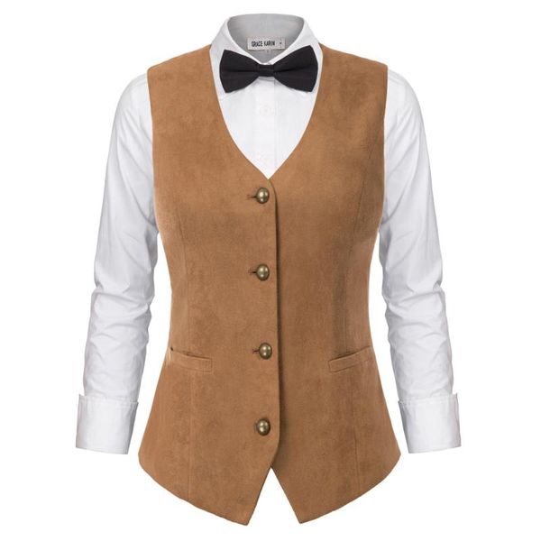 women faux suede vest coat retro slim waistcoat single breasted handkerchief hem formal evening party office coat female, Black;white
women faux suede vest coat retro slim waistcoat single breasted handkerchief hem formal evening party office coat female, Black;white