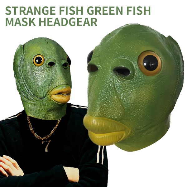novelty weird fish funny cosplay costume mask carnival party green fish head mask headgear c0123
novelty weird fish funny cosplay costume mask carnival party green fish head mask headgear c0123