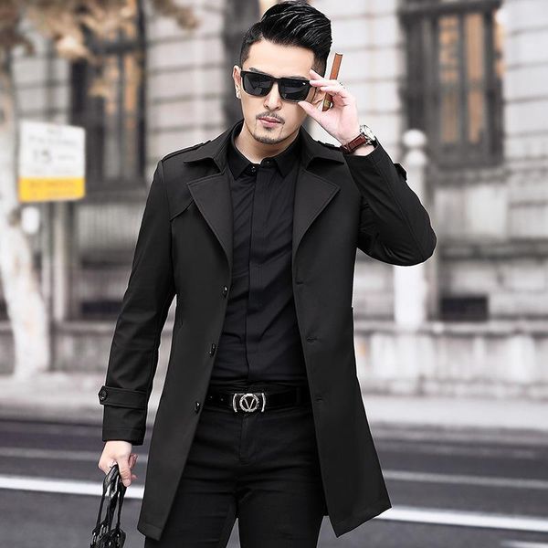 men's trench coats and autumn period the windbreaker young middle-aged men coat wholesale business leisure travelers, Tan;black
men's trench coats and autumn period the windbreaker young middle-aged men coat wholesale business leisure travelers, Tan;black