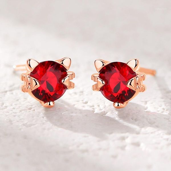stud double fair cute cat earrings for women delicate cz lovely colorful earing rose gold silver color fashion jewelry kbe1591, Golden;silver
stud double fair cute cat earrings for women delicate cz lovely colorful earing rose gold silver color fashion jewelry kbe1591, Golden;silver