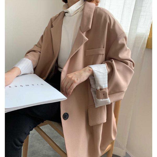 women's suits & blazers 2021 autumn winter fashion women coats casual jackets long sleeve blazer outwear female elegant wool double bre, White;black
women's suits & blazers 2021 autumn winter fashion women coats casual jackets long sleeve blazer outwear female elegant wool double bre, White;black