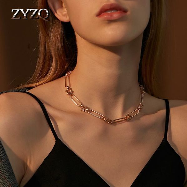 zyzq punk thick chain choker necklace statement hip hop big chunky alloy gold color metal necklace women jewelry 2021, Silver
zyzq punk thick chain choker necklace statement hip hop big chunky alloy gold color metal necklace women jewelry 2021, Silver