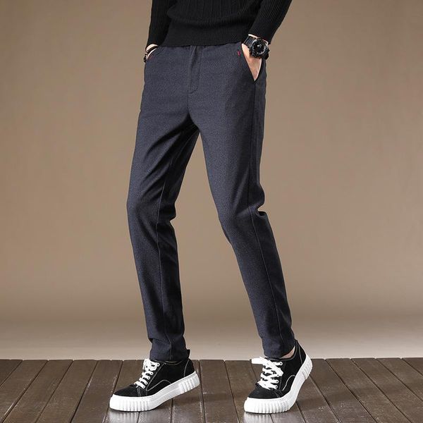 men's pants 2021 fashion men autumn trousers male classic business casual full length 38, Black
men's pants 2021 fashion men autumn trousers male classic business casual full length 38, Black