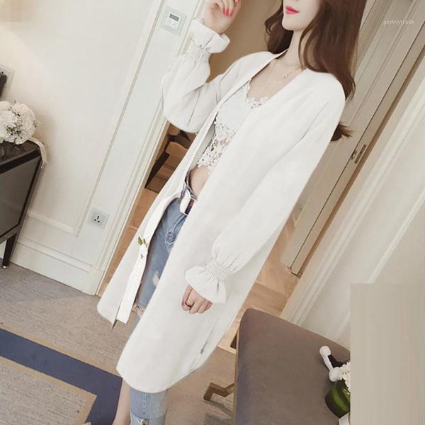women's blouses & shirts plus size chiffon cardigan women loose long flare sleeve 2021 sun protection casual blouse female oversize jg, White
women's blouses & shirts plus size chiffon cardigan women loose long flare sleeve 2021 sun protection casual blouse female oversize jg, White