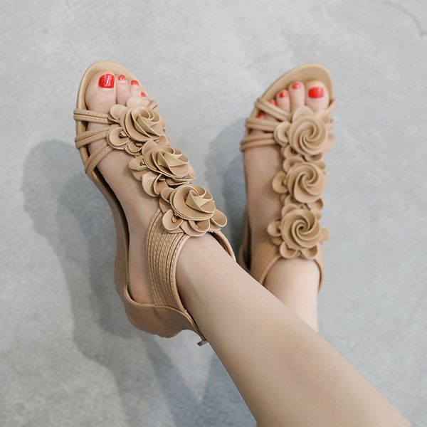 yu kube summer shoes woman sandals flower sandalias mujer 2020 n ankle wrap wedges shoes for women gladiator sandals plus size 1010, Black
yu kube summer shoes woman sandals flower sandalias mujer 2020 n ankle wrap wedges shoes for women gladiator sandals plus size 1010, Black
