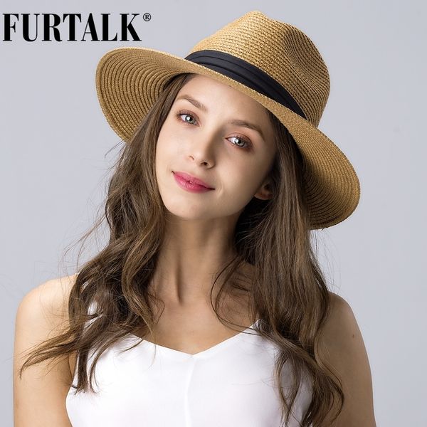 furtalk summer hat for women men panama straw hats travel beach sun hat wide brim fedora jazz hat y200602, Blue;gray
furtalk summer hat for women men panama straw hats travel beach sun hat wide brim fedora jazz hat y200602, Blue;gray
