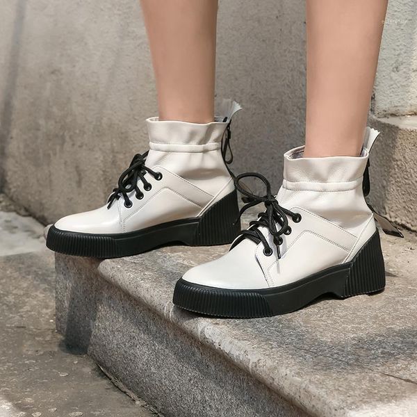 boots sklfgxzy autumn winter genuine leather ankle short women the increased lace-up female fashion size 34-421, Black
boots sklfgxzy autumn winter genuine leather ankle short women the increased lace-up female fashion size 34-421, Black