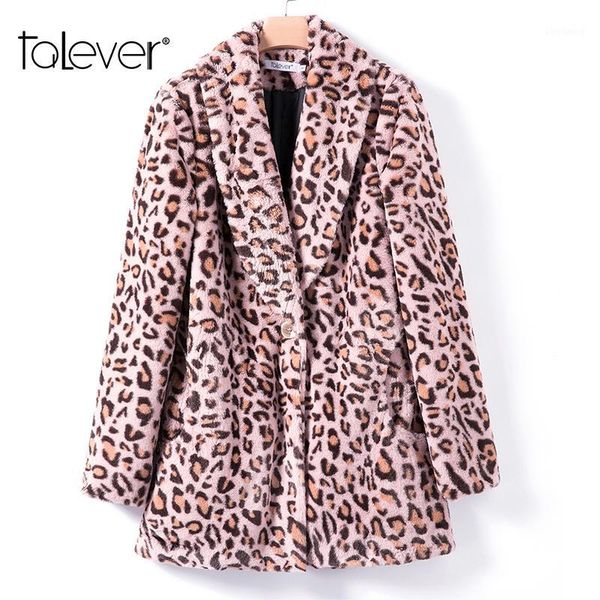 women winter pink leopard faux fur warm jacket lady's long fur coats female elegant artificial coat jacket talever1, Black
women winter pink leopard faux fur warm jacket lady's long fur coats female elegant artificial coat jacket talever1, Black