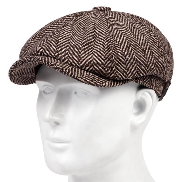 fashion men berets hat autumn new vintage herringbone octagon caps women's casual pumpkin hat flat berets gorras, Blue;gray
fashion men berets hat autumn new vintage herringbone octagon caps women's casual pumpkin hat flat berets gorras, Blue;gray