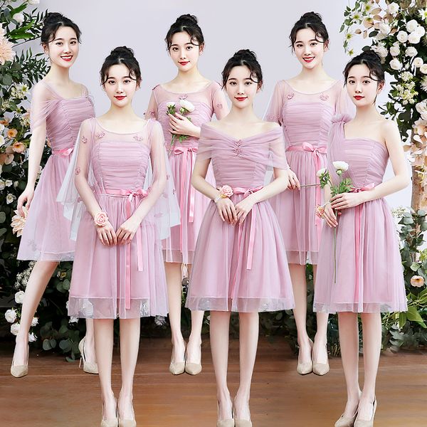 Women Fashion Elegant Lace Bridesmaid Dresses Sexy Cap Sleeve Mermaid pink violet purple gray Wedding Guest Party Dresses
Women Fashion Elegant Lace Bridesmaid Dresses Sexy Cap Sleeve Mermaid pink violet purple gray Wedding Guest Party Dresses