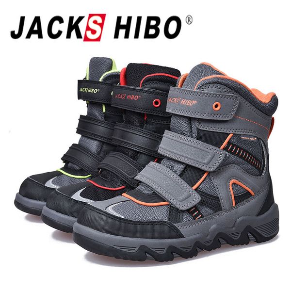 jackshibo winter children snow boots kids high warm water resistant outdoor hiking shoes for boys size 27-35, Black;red
jackshibo winter children snow boots kids high warm water resistant outdoor hiking shoes for boys size 27-35, Black;red