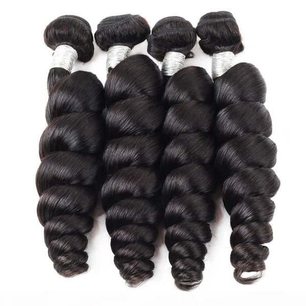 12a loose wave raw human hair extensions 3 4bundles natural color grade quality brazilian peruvian malaysian indian hair bundles, Black
12a loose wave raw human hair extensions 3 4bundles natural color grade quality brazilian peruvian malaysian indian hair bundles, Black