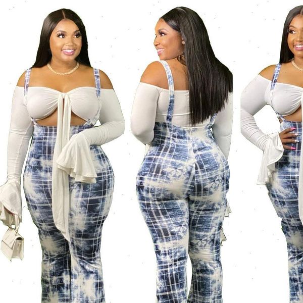xl 4xl casual home wear women tie dye printed jumpsuits 2020 plus size ladys high waist bodycon suspender flared rompers, Black;white
xl 4xl casual home wear women tie dye printed jumpsuits 2020 plus size ladys high waist bodycon suspender flared rompers, Black;white