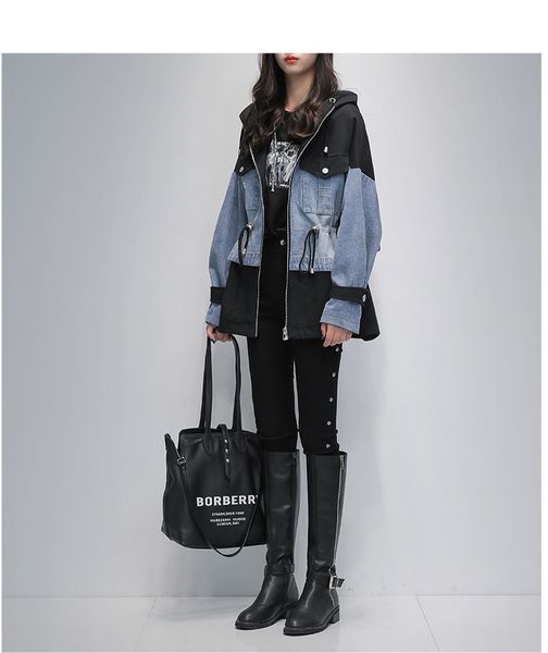 2021 new women's jean jackets plus size jeans new fall 4xl thin waist long fashion trench coat 40m d7um, Black
2021 new women's jean jackets plus size jeans new fall 4xl thin waist long fashion trench coat 40m d7um, Black