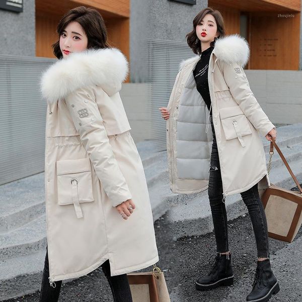 2020 winter jacket women warm thicken hood winter coat women cotton parka plus size overcoat m5031, Black
2020 winter jacket women warm thicken hood winter coat women cotton parka plus size overcoat m5031, Black