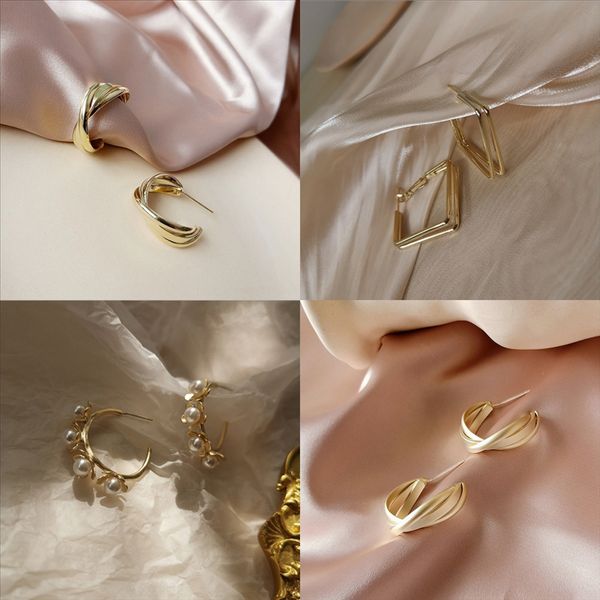c0md faux pearl women earrings fashionable la earring stud trend styleper set korean earrings, Golden
c0md faux pearl women earrings fashionable la earring stud trend styleper set korean earrings, Golden
