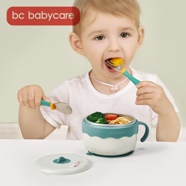 bc babycare baby bowl silicone suction plate dishes tableware water injection insulation stainless steel kid training dinnerware lj201221
bc babycare baby bowl silicone suction plate dishes tableware water injection insulation stainless steel kid training dinnerware lj201221