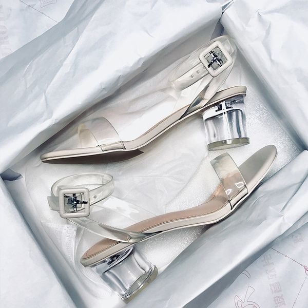 summer fashion women's transparent tape pvc rome sandals high heel open-toe women shoes q00052 y200405, Black
summer fashion women's transparent tape pvc rome sandals high heel open-toe women shoes q00052 y200405, Black