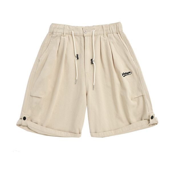men's casual shorts summer new running fitness trend short pants loose basketball training pants, White;black
men's casual shorts summer new running fitness trend short pants loose basketball training pants, White;black