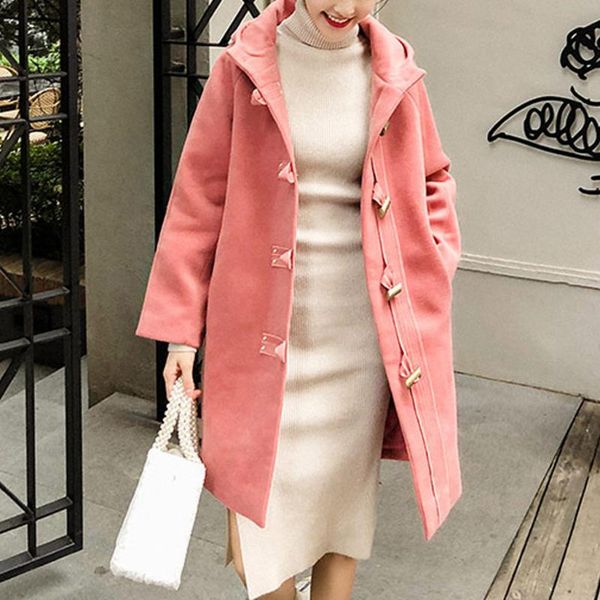 2020 autumn winter coat women casual wool solid jackets blazers female elegant slim double breasted long coat ladies#g30, Black
2020 autumn winter coat women casual wool solid jackets blazers female elegant slim double breasted long coat ladies#g30, Black