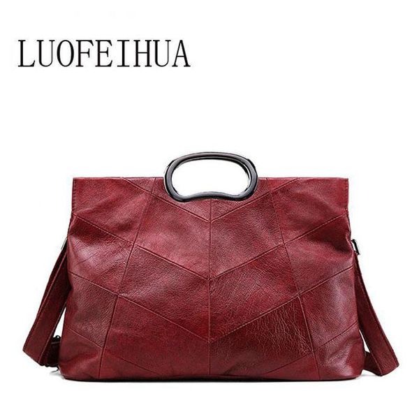 luofeihua 2020 new fashion stitching messenger bag soft leather shoulder bag woman packet metal handbag
luofeihua 2020 new fashion stitching messenger bag soft leather shoulder bag woman packet metal handbag