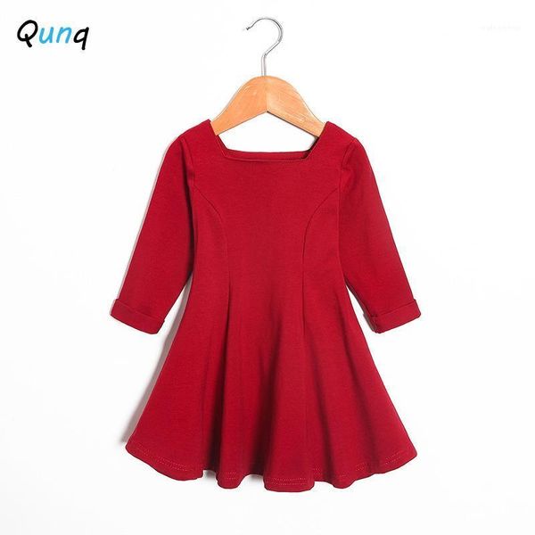 girl's dresses qunq cotton girls dress long sleeve spring fall kids clothes 2021 a-line solid color toddler children princess dresses1, Red;yellow
girl's dresses qunq cotton girls dress long sleeve spring fall kids clothes 2021 a-line solid color toddler children princess dresses1, Red;yellow
