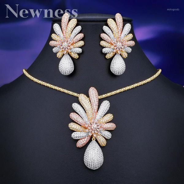 earrings & necklace ness arrive flower earring sets cubic zircon jewelry set for women wedding dubai bridal jewelry1, Silver
earrings & necklace ness arrive flower earring sets cubic zircon jewelry set for women wedding dubai bridal jewelry1, Silver