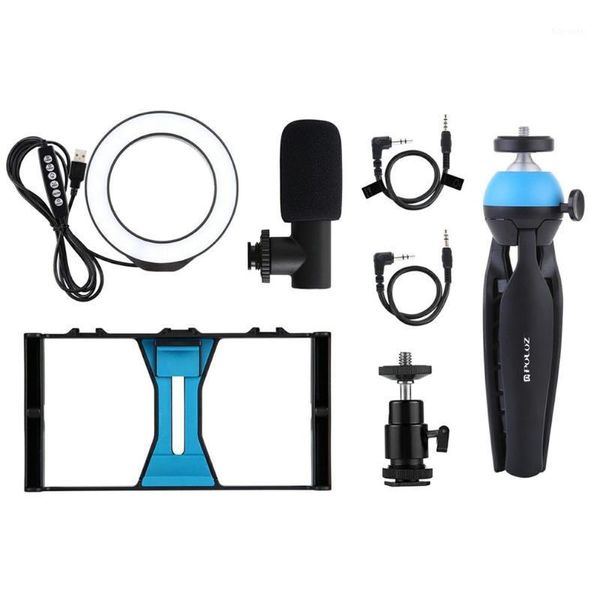 4 in 1 vlogging live broadcast smartphone video rig + ring led selfie light + microphone pocket tripod mount kits1
4 in 1 vlogging live broadcast smartphone video rig + ring led selfie light + microphone pocket tripod mount kits1