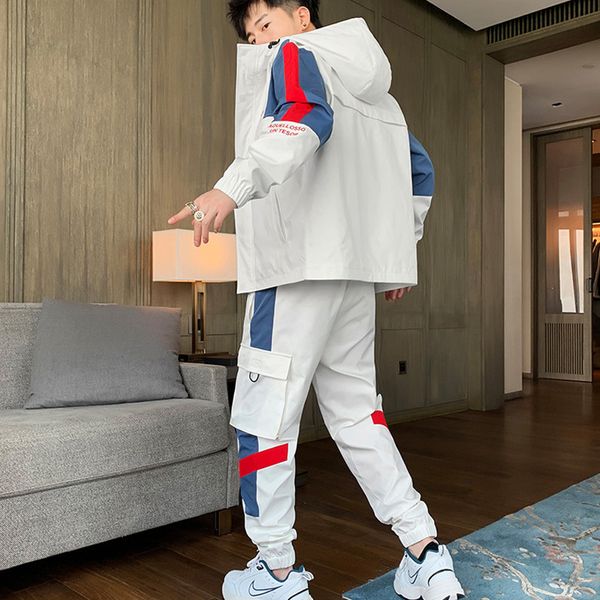 2020 fashion spring autumn hip hop sweatshirt +sweatpants tracksuit set men new patchwork slim fit sweat suits
2020 fashion spring autumn hip hop sweatshirt +sweatpants tracksuit set men new patchwork slim fit sweat suits