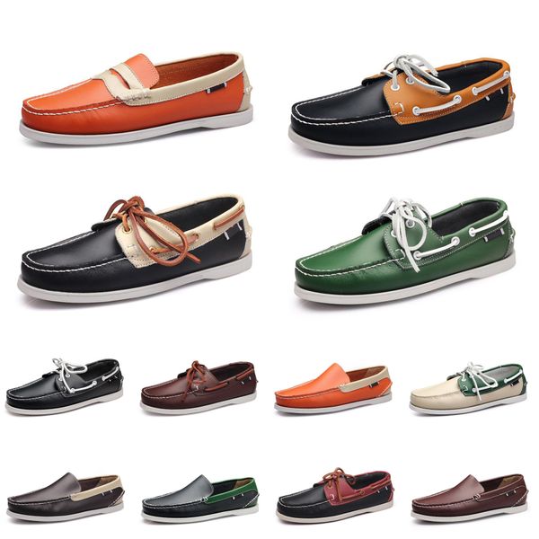 men casual shoes loafers leather sneakers bottom low cut classic triple black grey gr
men casual shoes loafers leather sneakers bottom low cut classic triple black grey gr