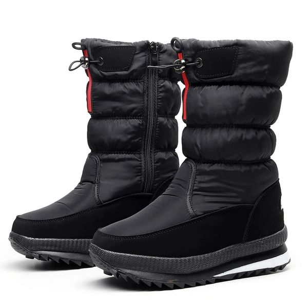 Women snow boots platform winter boots thick plush waterproof non-slip fashion female winter shoes warm fur botas mujer #TP3t, Black
Women snow boots platform winter boots thick plush waterproof non-slip fashion female winter shoes warm fur botas mujer #TP3t, Black