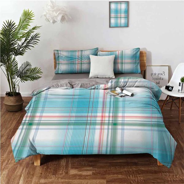 pastel white blue checkered pattern with pink strips fresh summer designbedding 3-piece set
pastel white blue checkered pattern with pink strips fresh summer designbedding 3-piece set