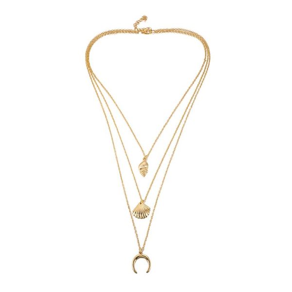 fashion clamshell shell necklace fantasy conch moon alloy choker multi-layer necklace jewelry precious ornaments necklaces, Silver
fashion clamshell shell necklace fantasy conch moon alloy choker multi-layer necklace jewelry precious ornaments necklaces, Silver