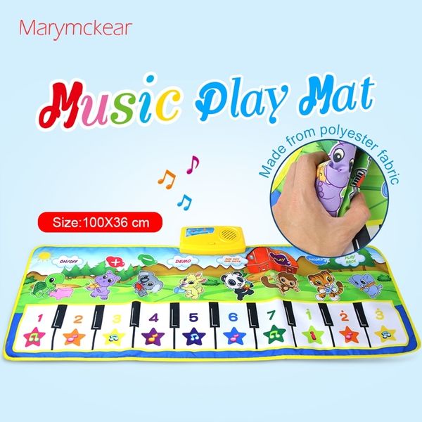 110x36cm big musical mat toys piano toy tambor infantil brinquedos music playing mat kids education learning music mat y200428
110x36cm big musical mat toys piano toy tambor infantil brinquedos music playing mat kids education learning music mat y200428