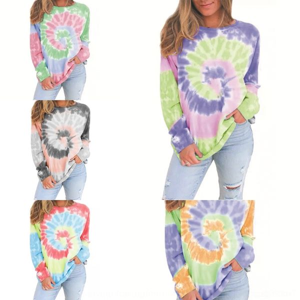 iv5gh 2020 round pulloversweater pullover tie pullover printed women's neck long sleeve sz7lu loose sweater dye, White
iv5gh 2020 round pulloversweater pullover tie pullover printed women's neck long sleeve sz7lu loose sweater dye, White