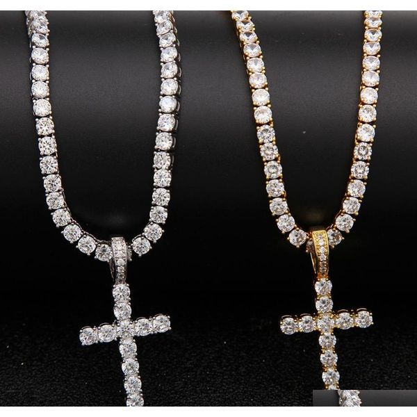 iced out zircon cross pendant with 4mm tennis chain necklace set men's hip hop jewelry gold silver cz pendant necklace set t0ybt
iced out zircon cross pendant with 4mm tennis chain necklace set men's hip hop jewelry gold silver cz pendant necklace set t0ybt