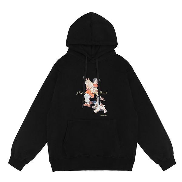 2021 new retro childlike illustration print hip hop men women streetwear harajuku hoodie sweatshirt winter cotton pullover fleece l3cl, Black
2021 new retro childlike illustration print hip hop men women streetwear harajuku hoodie sweatshirt winter cotton pullover fleece l3cl, Black