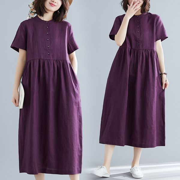 women's short sleeve cotton literature art large dress women's short sleeve dresscotton and linen dressloose literature and art la, Black;gray
women's short sleeve cotton literature art large dress women's short sleeve dresscotton and linen dressloose literature and art la, Black;gray