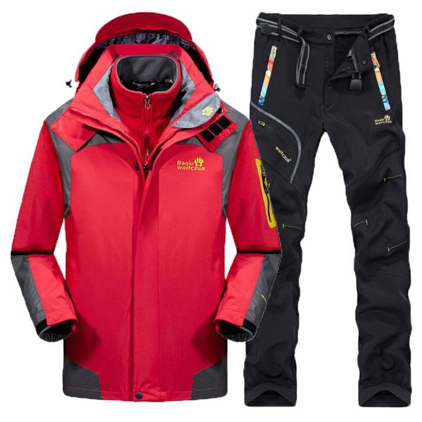 outdoor jackets&hoodies 3-in-1 set winter men hiking jacket & pants thermal waterproof windproof coat fishing hunting ski suit sports tracks, Blue;black
outdoor jackets&hoodies 3-in-1 set winter men hiking jacket & pants thermal waterproof windproof coat fishing hunting ski suit sports tracks, Blue;black