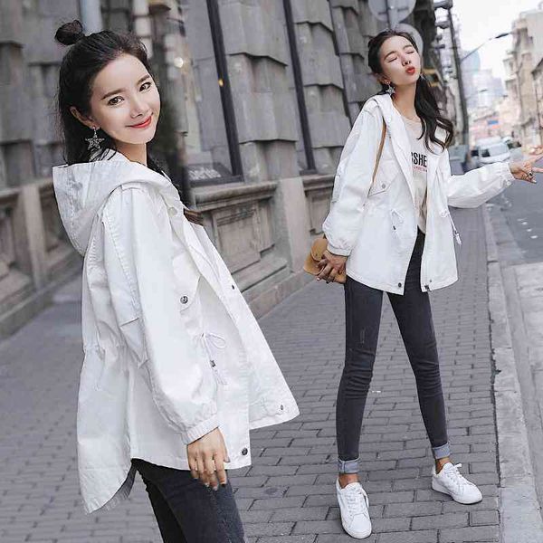 women's jackets fall female jacket long casual sleeve with hoodie women's basic loose outwear plus size kkxk, Black;brown
women's jackets fall female jacket long casual sleeve with hoodie women's basic loose outwear plus size kkxk, Black;brown