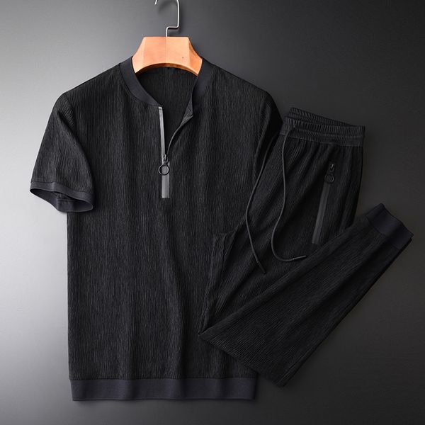 minglu baseball collar men sets (t-shirts+pants) plus size 4xl wrinkle fabric casual thin man sets summer ninth pants mans sets 1022, Gray
minglu baseball collar men sets (t-shirts+pants) plus size 4xl wrinkle fabric casual thin man sets summer ninth pants mans sets 1022, Gray