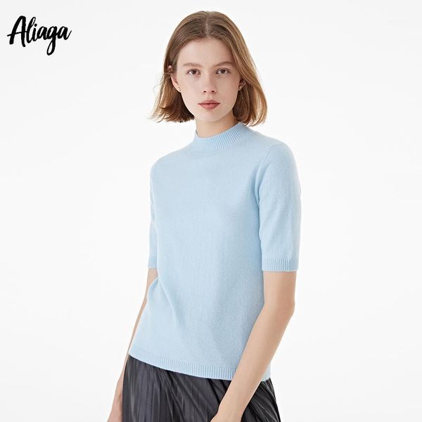 aliaga autumn new 100% pure cashmere short sleeve crew neck white sweater pullover jumper cashmere knitwear1, White;black
aliaga autumn new 100% pure cashmere short sleeve crew neck white sweater pullover jumper cashmere knitwear1, White;black