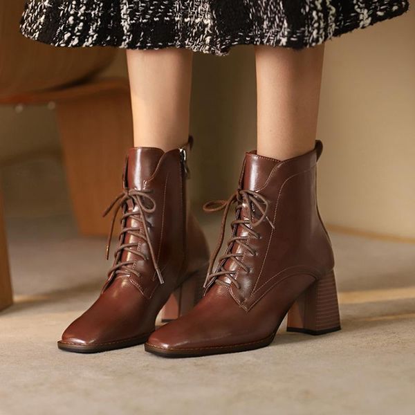 vintage martin boot genuine leather zipper ankle boots ladies shoes women botines mujer lace up chuncky heel motorcycle boot, Black
vintage martin boot genuine leather zipper ankle boots ladies shoes women botines mujer lace up chuncky heel motorcycle boot, Black