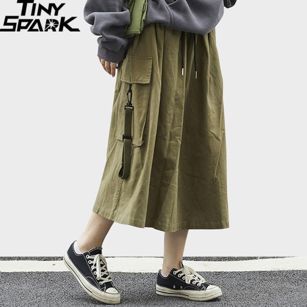 women skirt streetwear hip hop cargo big side pockets fashion korean loose a line calf length cotton kg-309, Black
women skirt streetwear hip hop cargo big side pockets fashion korean loose a line calf length cotton kg-309, Black